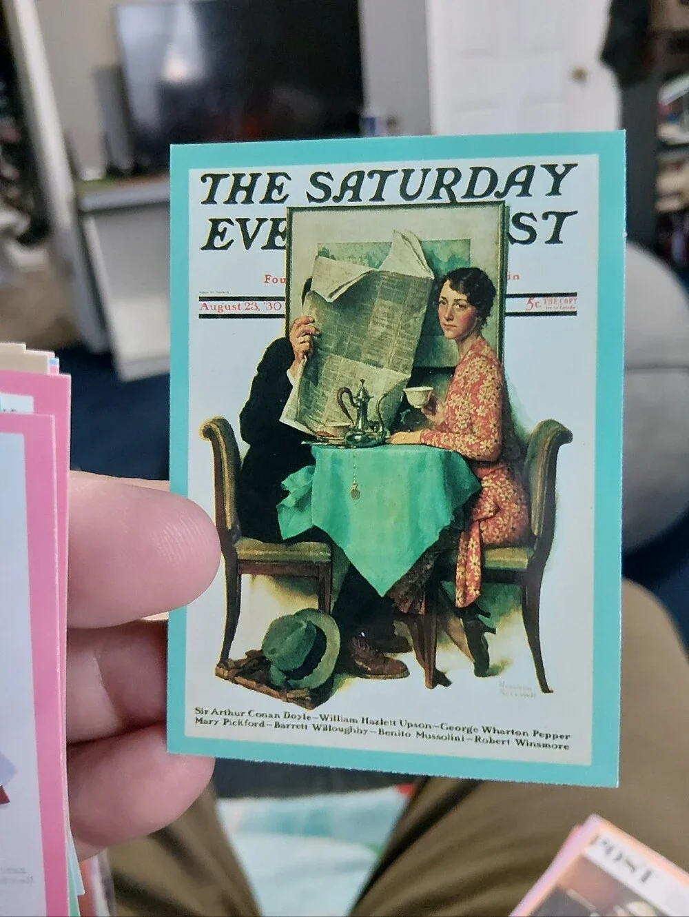 Vintage Saturday Evening Post Norman Rockwell 90 Card Collecter Series